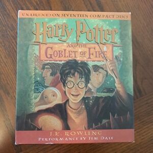 Harry Potter and the Goblet of Fire Audiobook 17 CD Set Unabridged JK Rowling